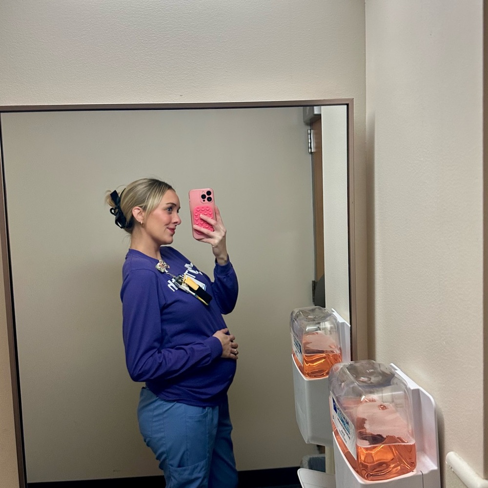 Blue Scrub Top